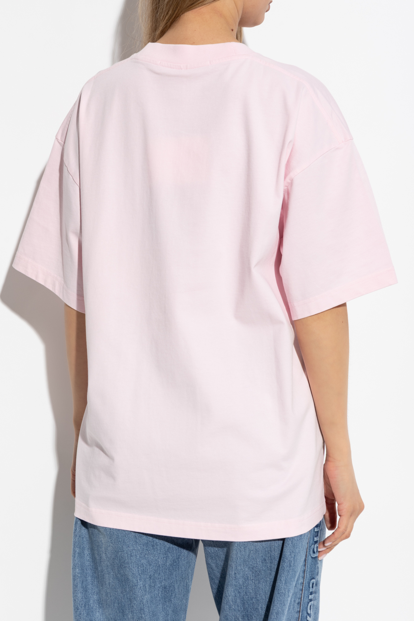 Tシャツ・カットソー ALEXANDER WANG Woman T-Shirt Pink 1CC2241885 683A ALEXANDER WANG Woman T-Shirt Pink 1CC2241885 683A